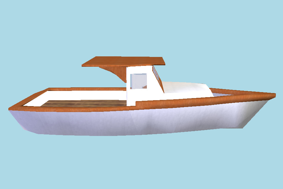 Fishing Boat 3d model